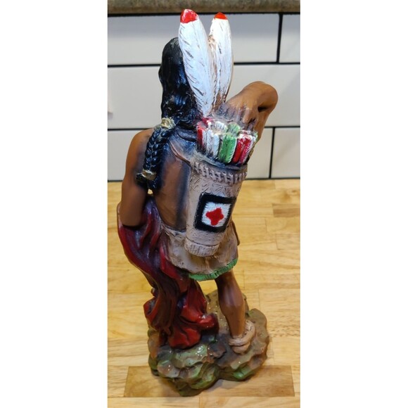 Vintage 1976 Native American Indian Figure Universal Statuary Corp Bow Arrows - Picture 4 of 9